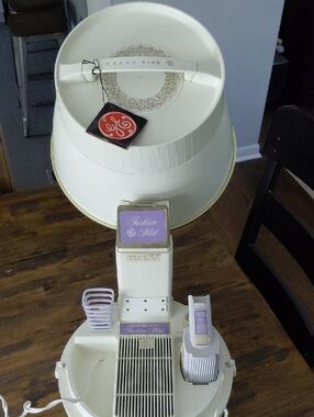 GE Fashion Mist Vintage White Salon Hair Dryer